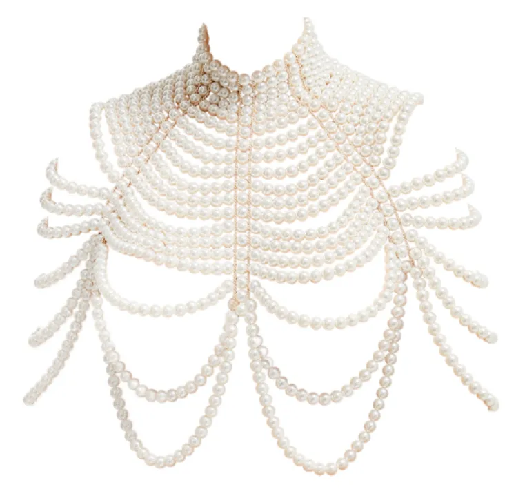 Pearl Shoulder Choker