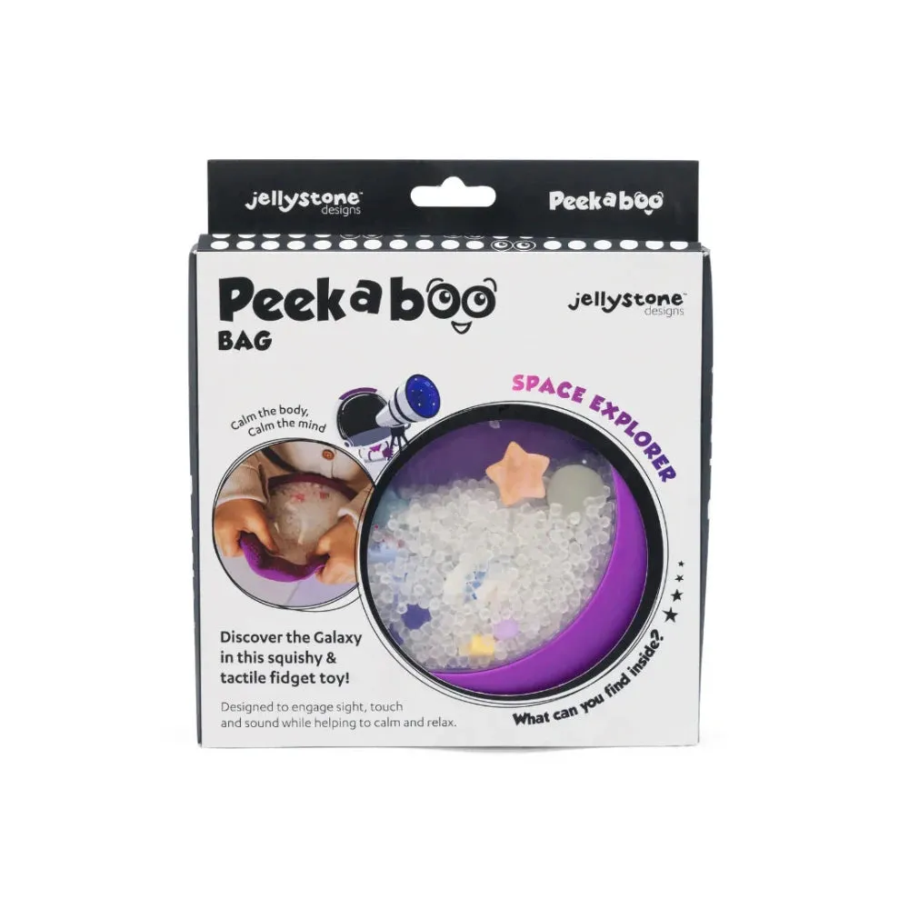 PEEK A BOO SENSORY BAG GALAXY EXPLORER