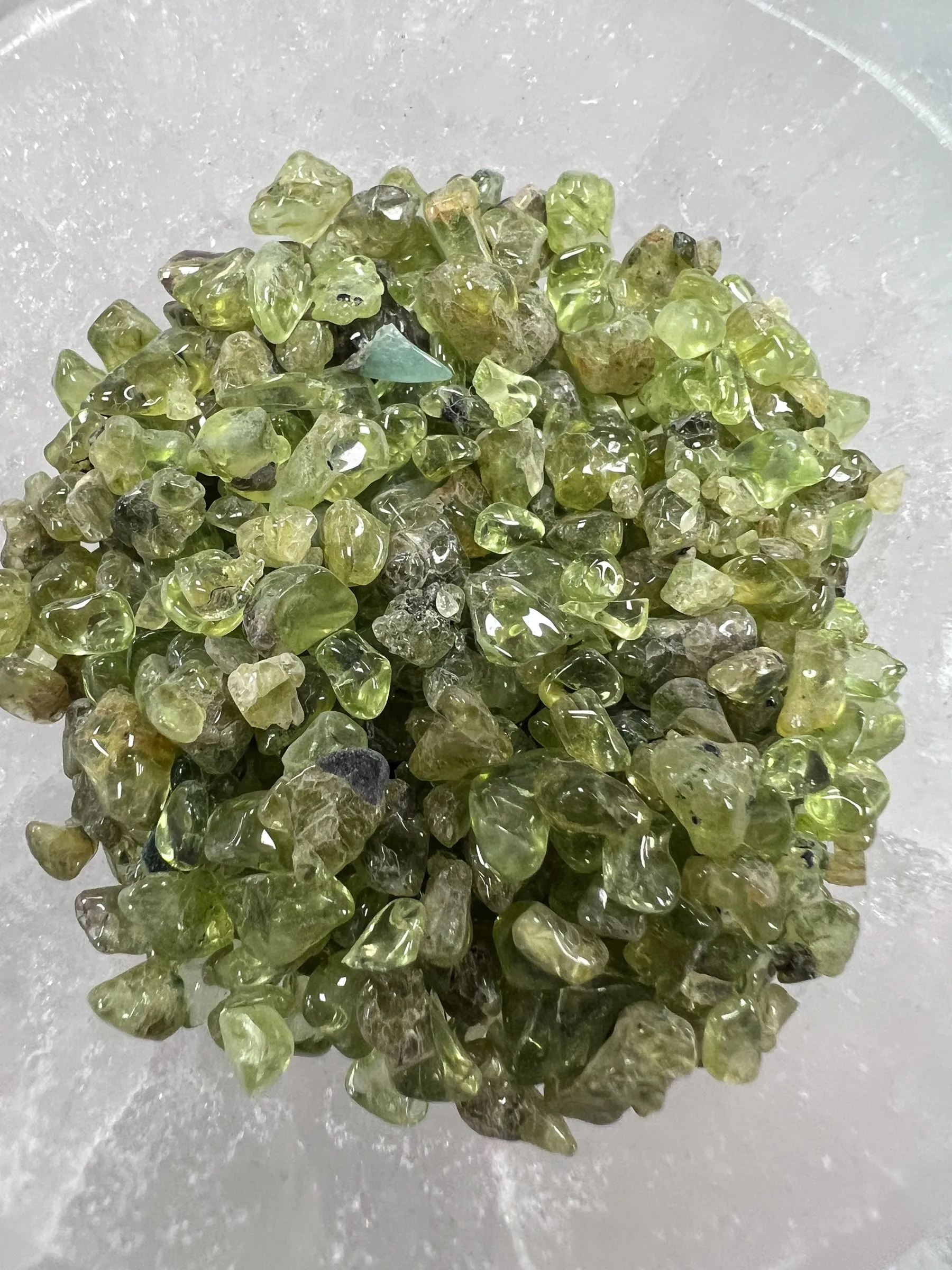 Peridot Gemstone Chips