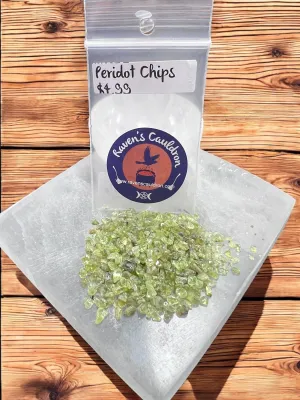 Peridot Gemstone Chips