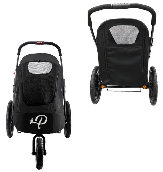 Petique Breeze Pet Jogger Stroller incl. Free Rain Cover & Bike Adapter