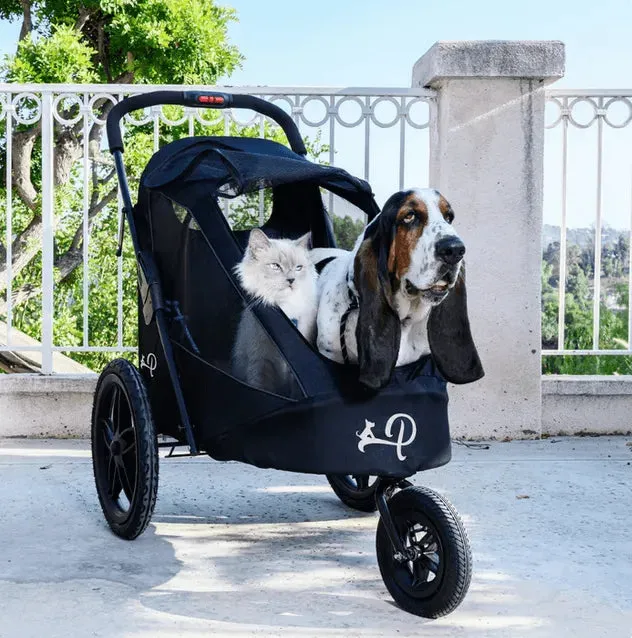 Petique Breeze Pet Jogger Stroller incl. Free Rain Cover & Bike Adapter