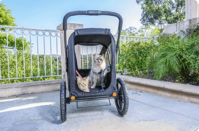 Petique Breeze Pet Jogger Stroller incl. Free Rain Cover & Bike Adapter