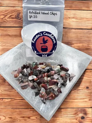 Petrified Wood Gemstone Chips