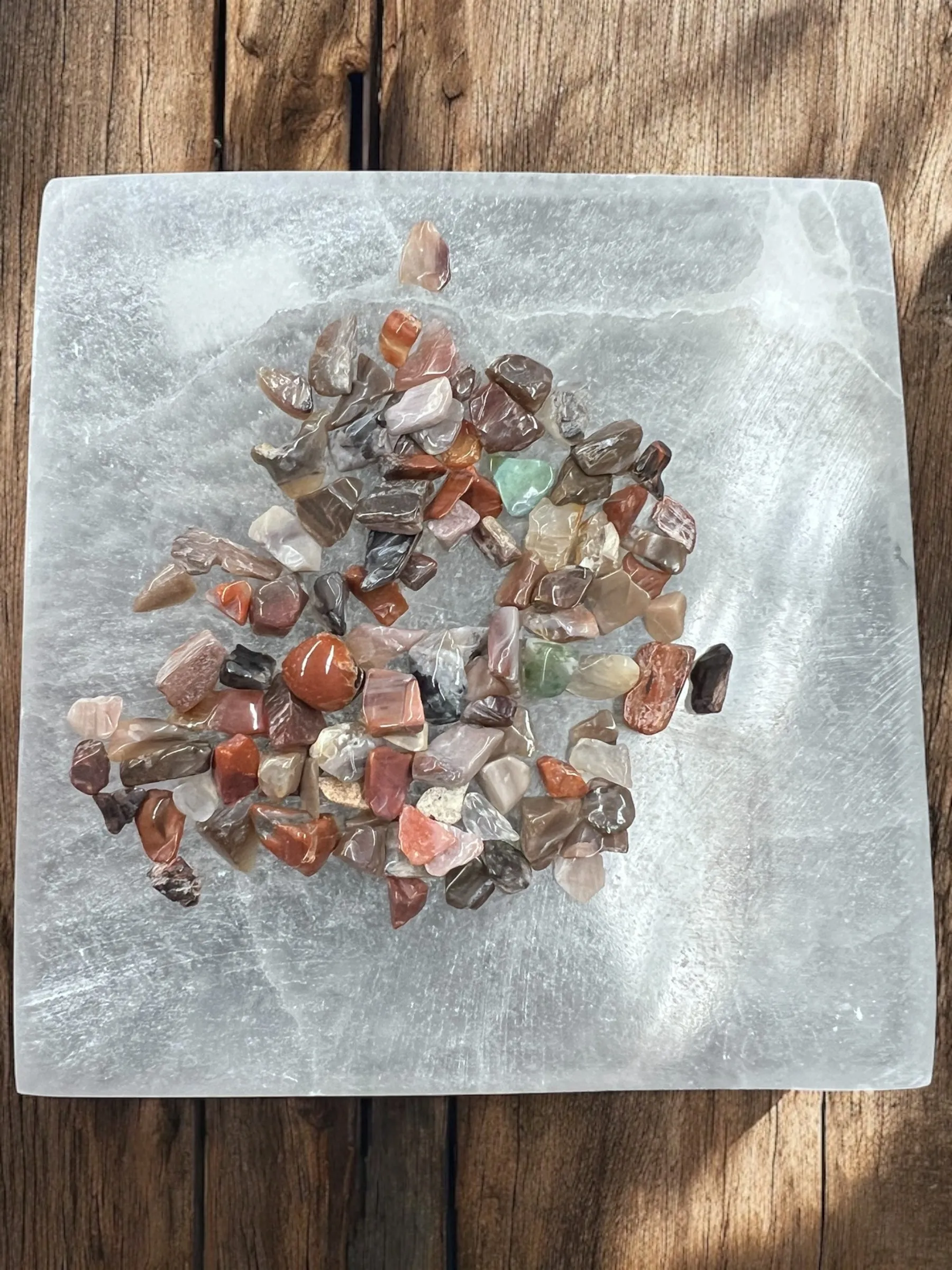 Petrified Wood Gemstone Chips