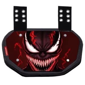 Phenom Elite Football Back Plate - Red Villain