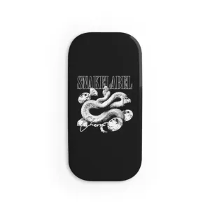 Phone Click-On Grip: Durable Polycarbonate & Metal Mobile Holder