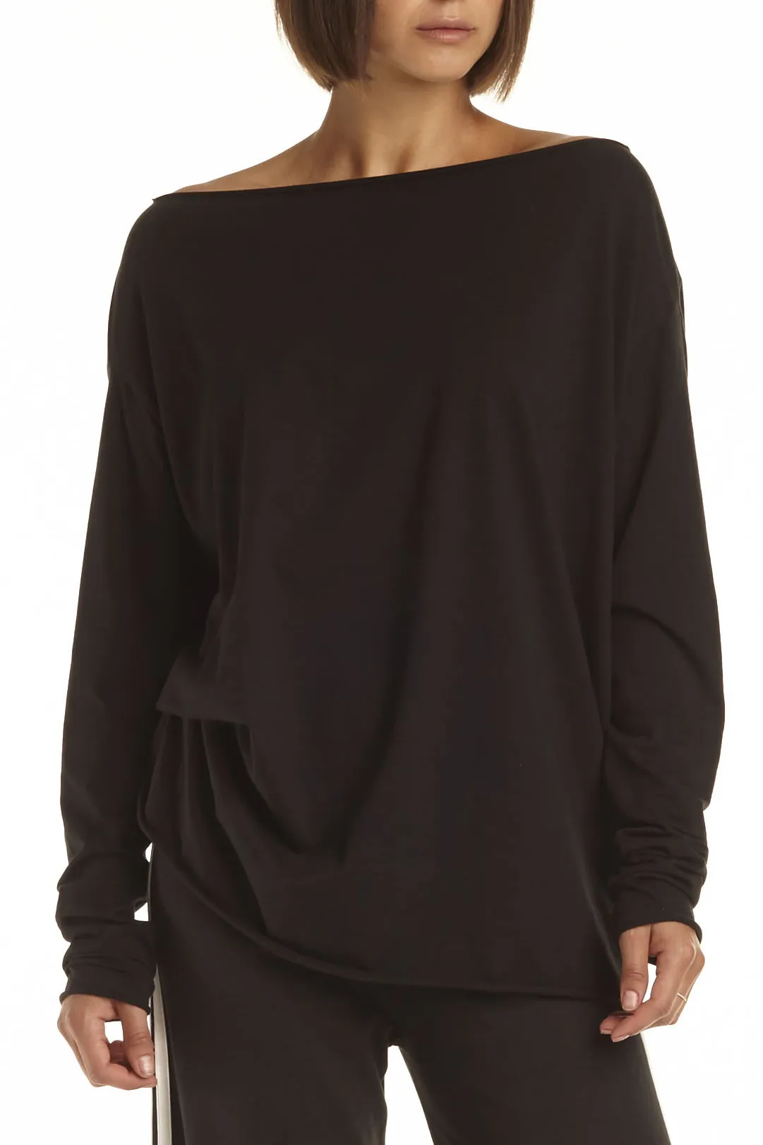 Pima Cotton Off The Shoulder Tee