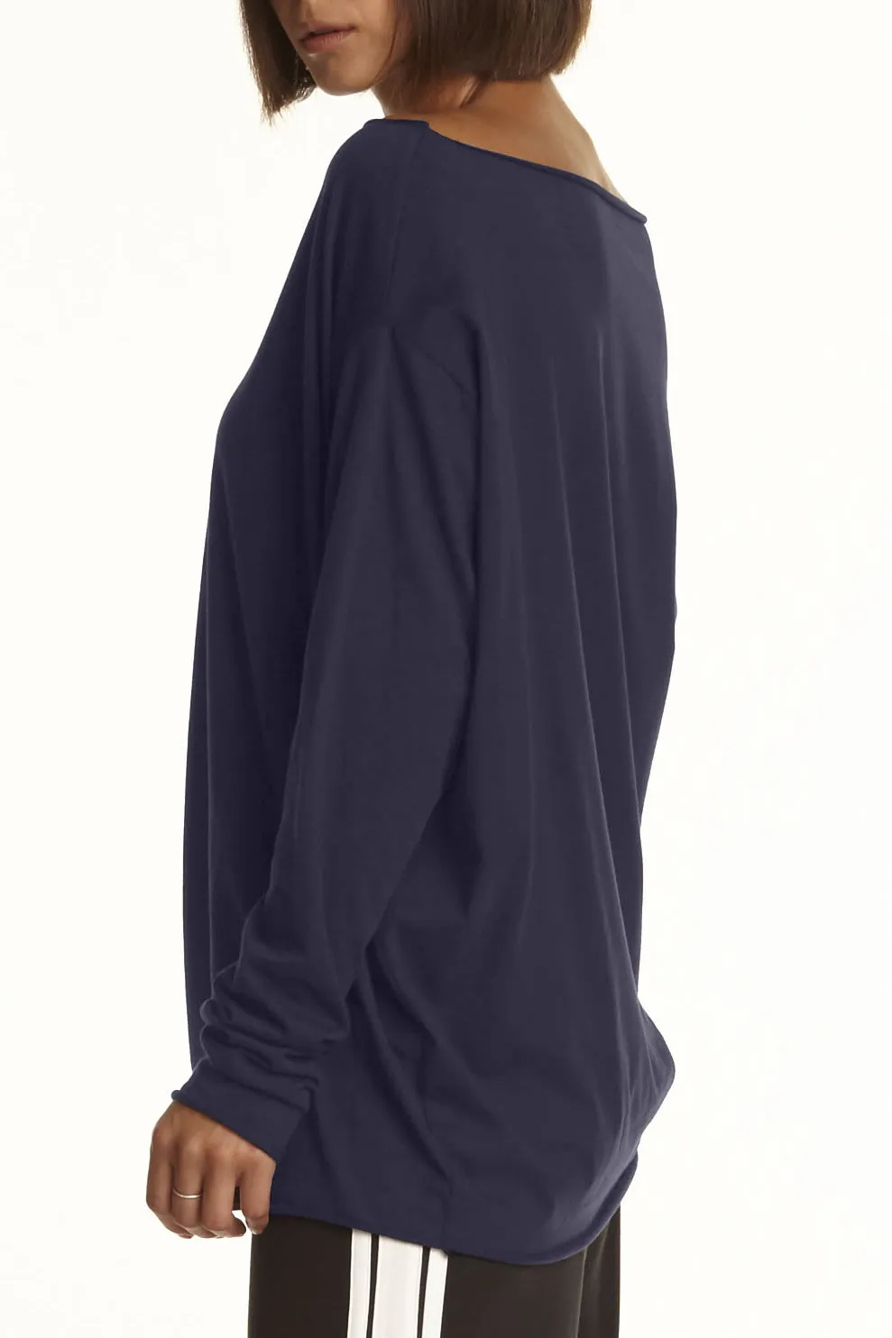 Pima Cotton Off The Shoulder Tee