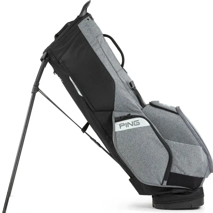 PING 2025 Hoofer Stand Bag - Heather Grey/Black