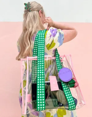Pink & Green Cheeky Tote Bag