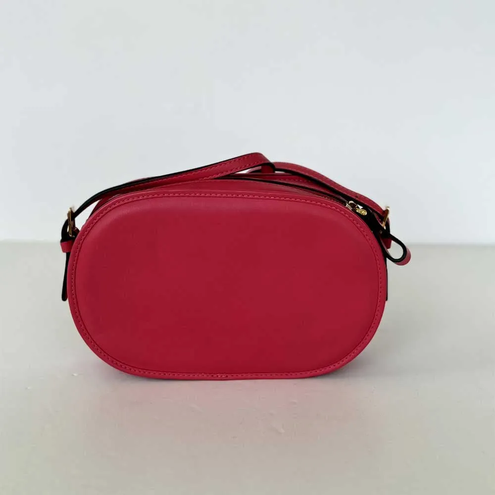 Pink V Logo Camera Bag