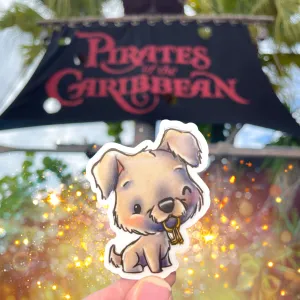 Pirates Dog Vinyl Sticker