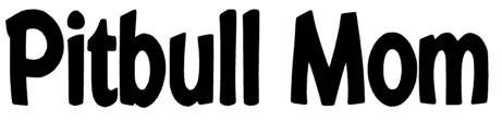 Pit Bull mom sticker
