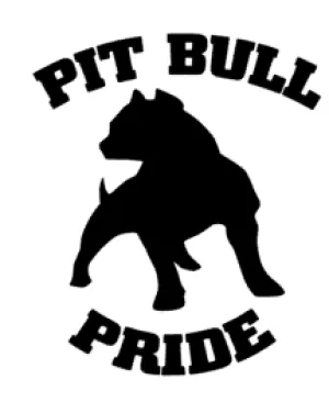 Pit Bull pride sticker