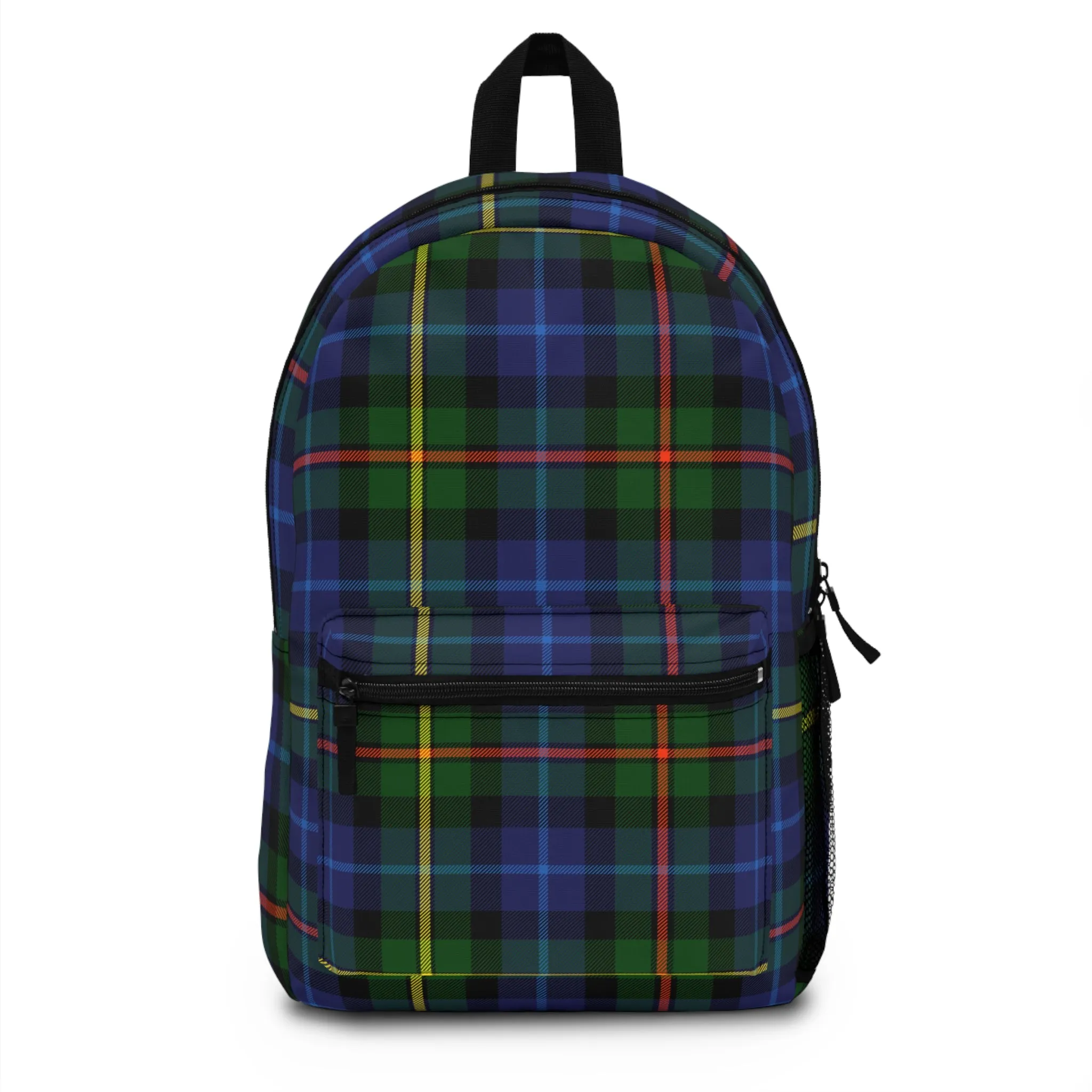 Plaid Kids Backpack Tartan Personalized Book Bag - Saiko Studio