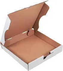 Plain White Pizza Box - 9" x 9" x 2" - 1 x 50 Case