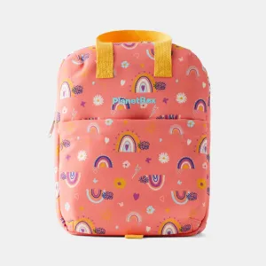 PlanetBox Lunch Tote Bag - Peach Rainbow