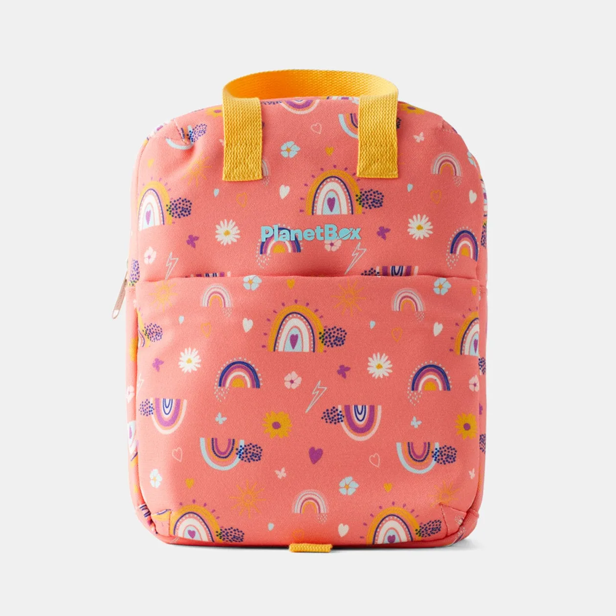 PlanetBox Lunch Tote Bag - Peach Rainbow