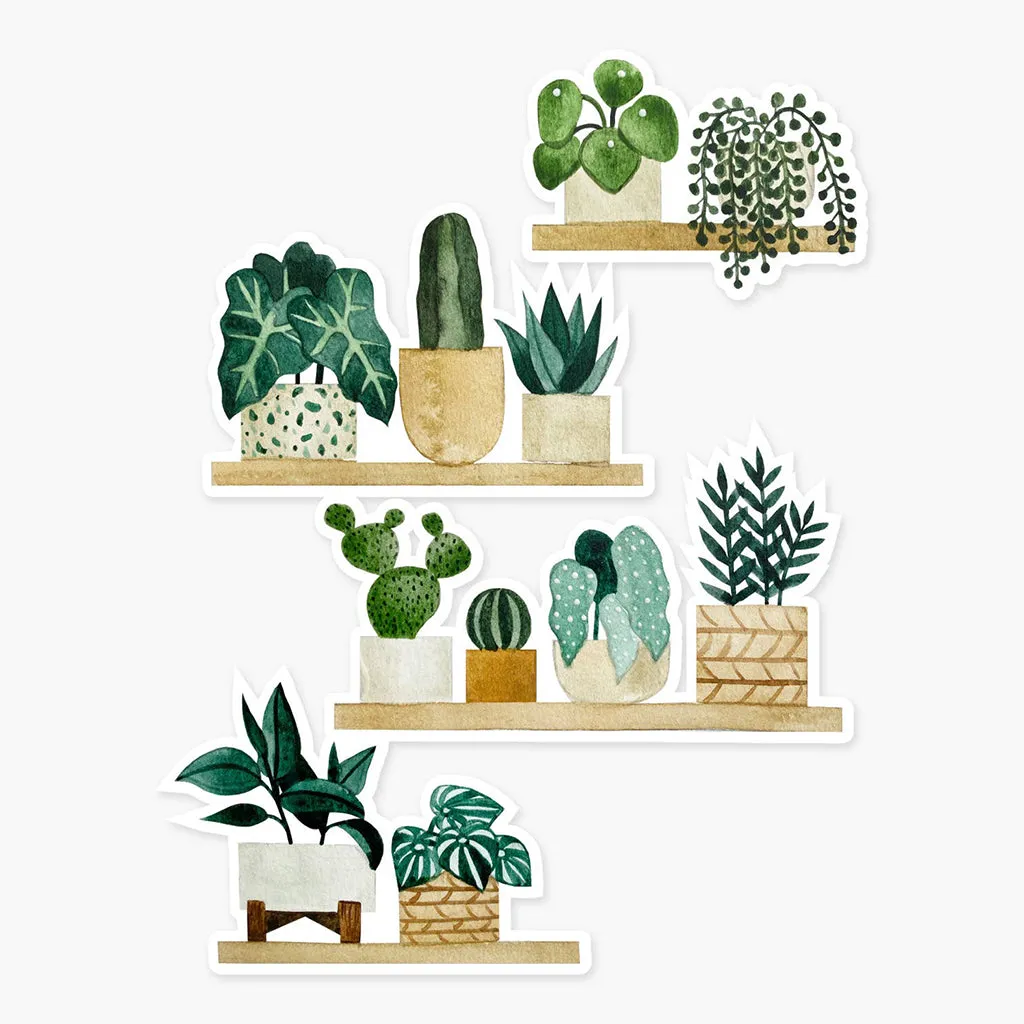 Plant Shelf Clear Sticker