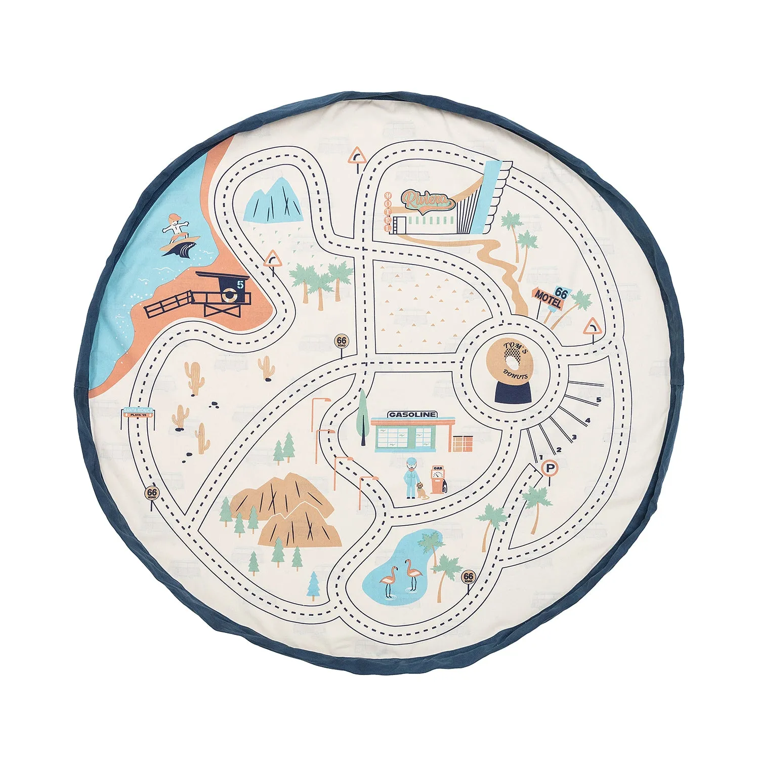 Play&Go L.A. Roadmap toy storage bag (Min of 1, multiples of 1)