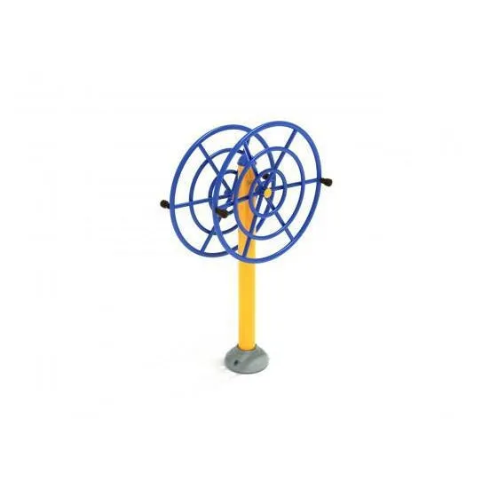 Playground Equipment Double Station Shoulder Rotation