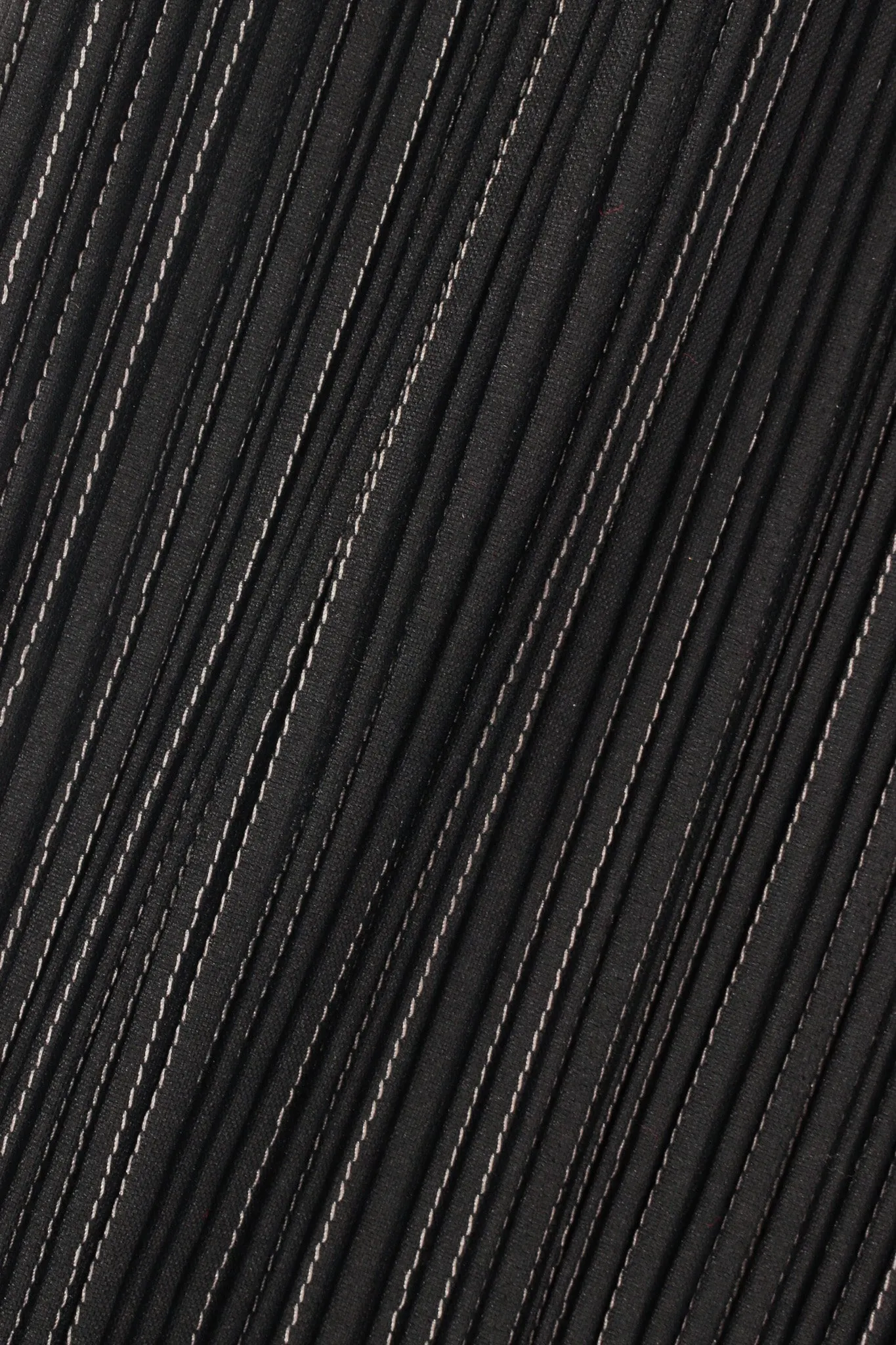 Plissé Pleat Pinstripe Duster