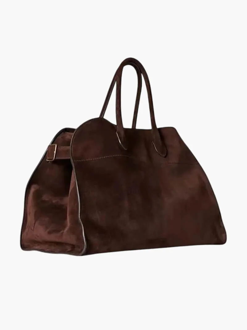 Plum - Chic Spacious Woman's Shopper Bag