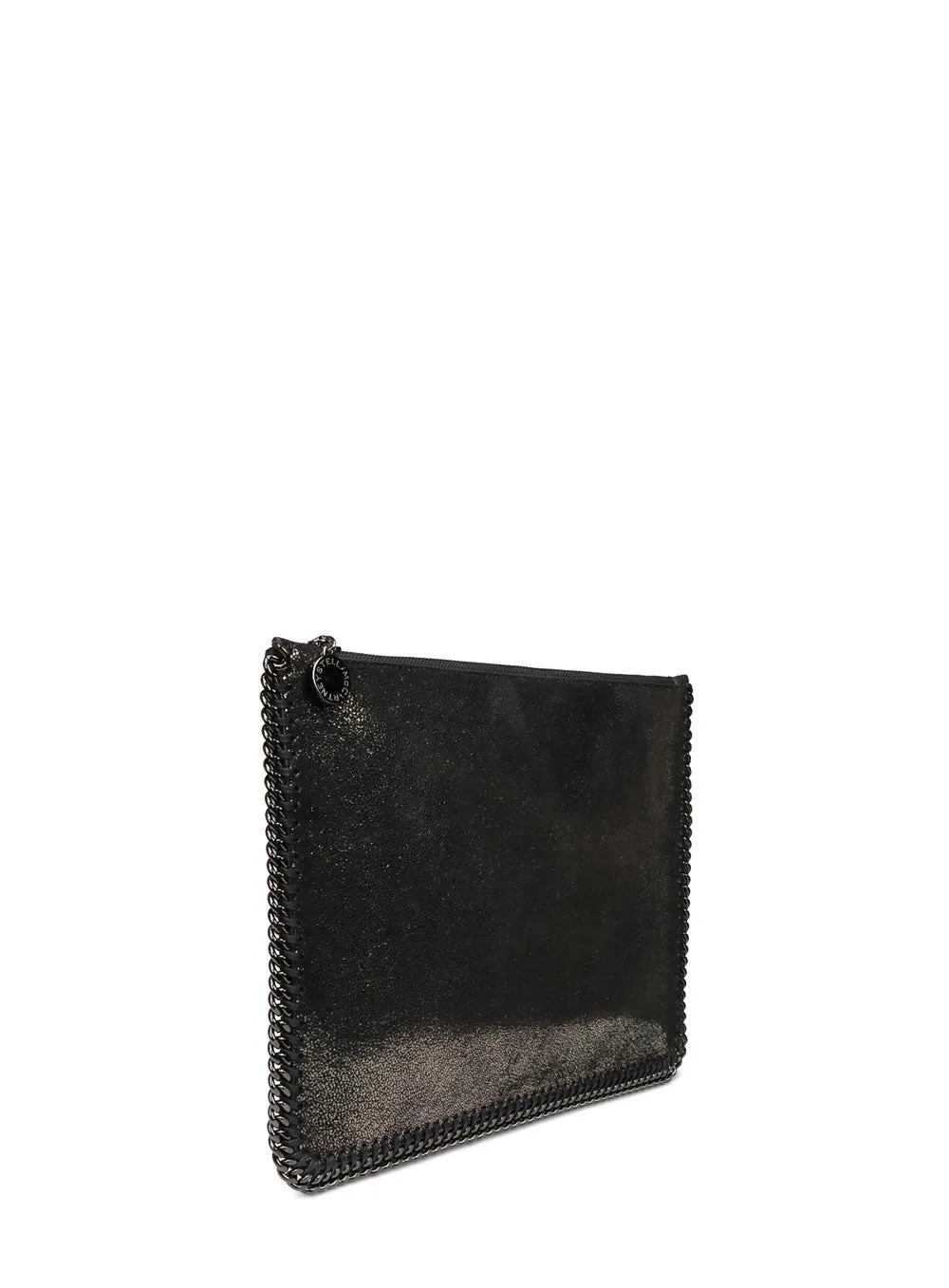 Pochette Metallic Shoulder Bag in Ruthenium
