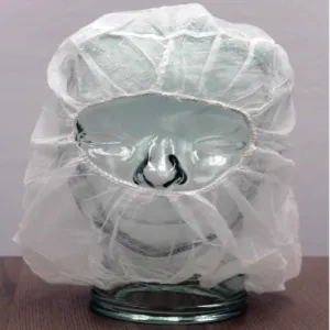 Polypropylene 3 Piece Hood Eyes Only Uni Size | White 17 gsm 100 ea/Bag 10 Bags/Case