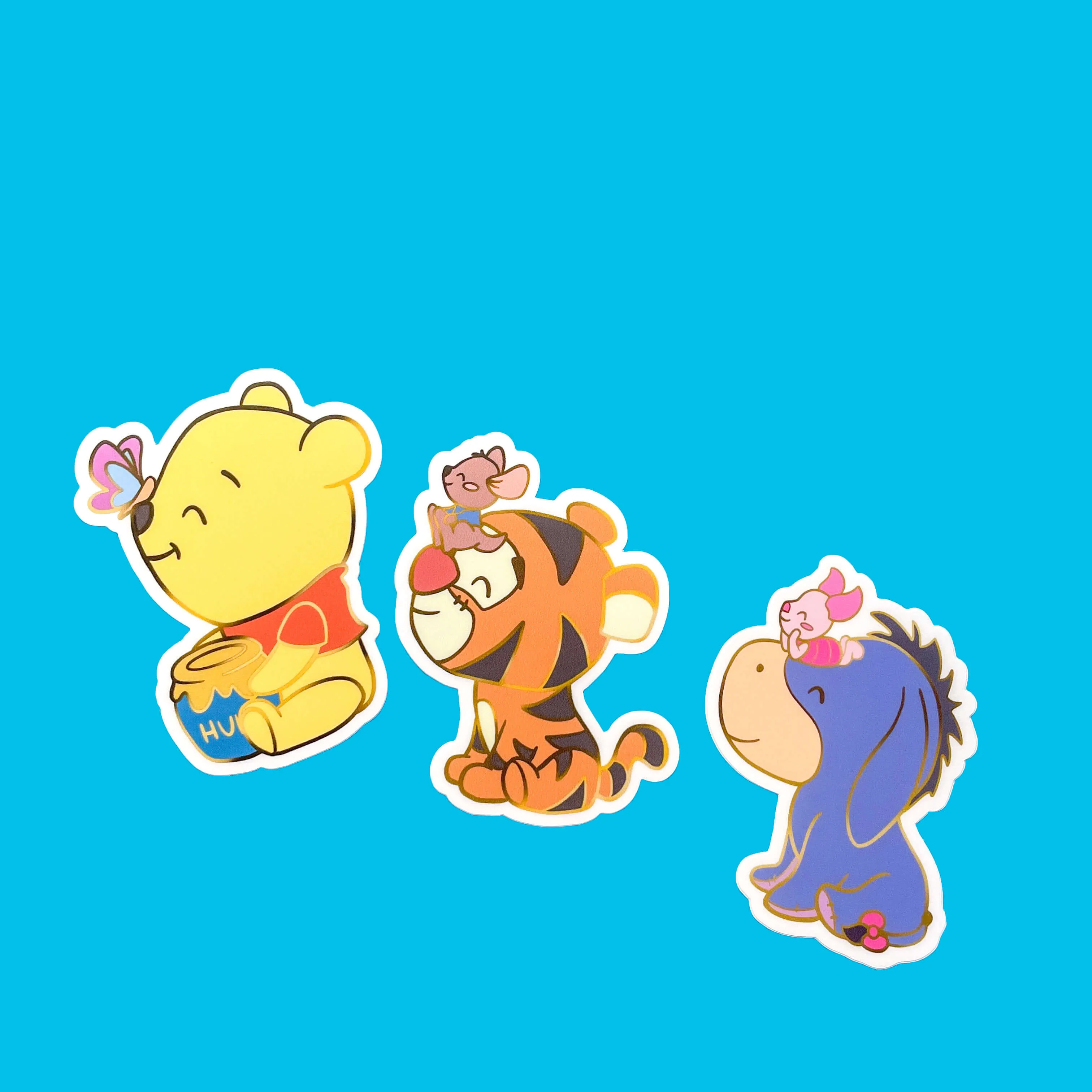 Pooh Bear Vinyl Sticker
