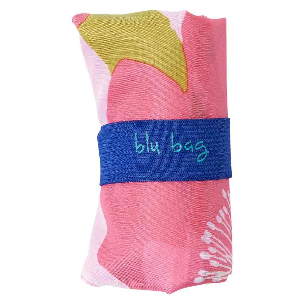 Poppies Pink blu Bag