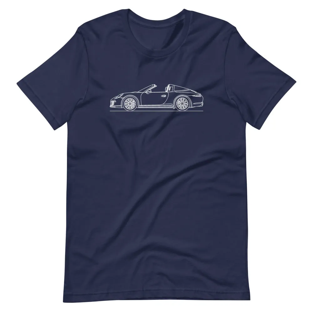 Porsche 911 991.1 GTS Targa silhouette T-shirt