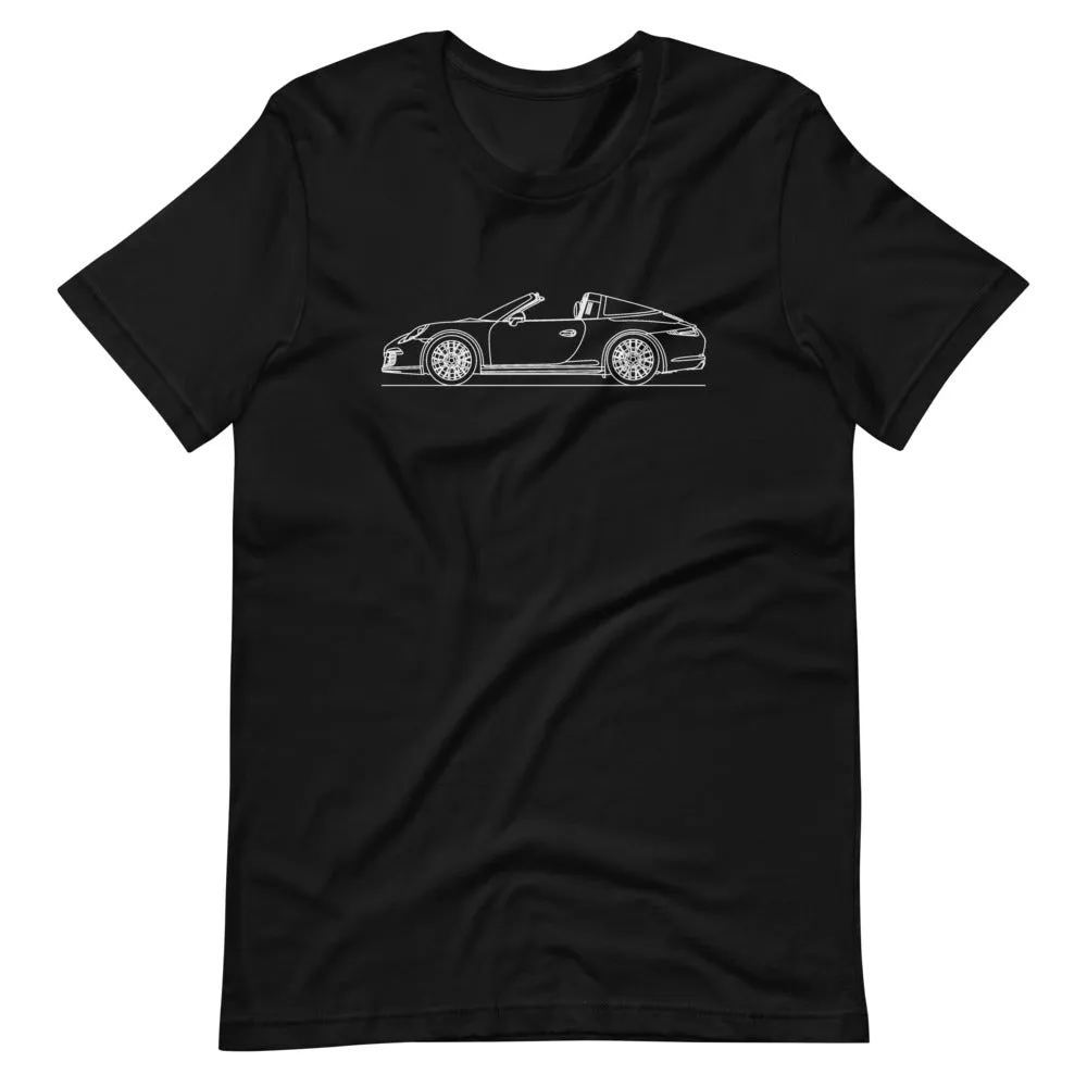 Porsche 911 991.1 GTS Targa silhouette T-shirt