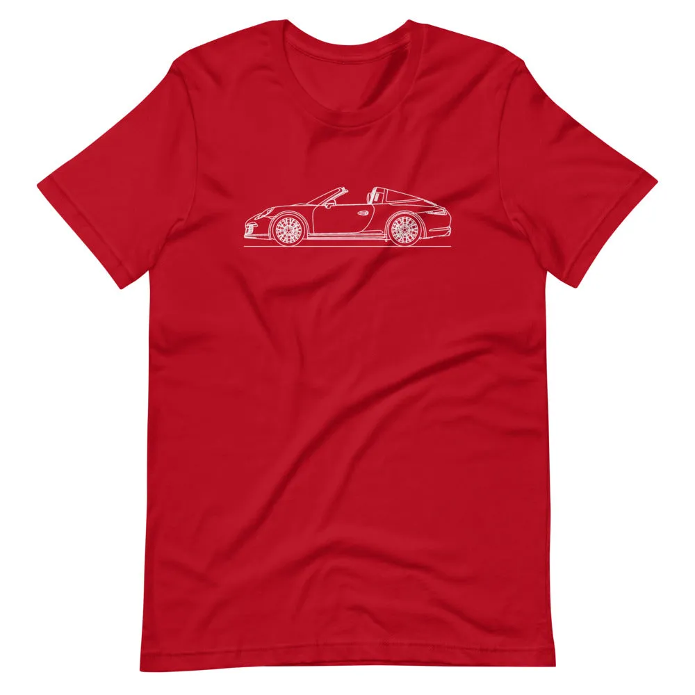 Porsche 911 991.1 GTS Targa silhouette T-shirt