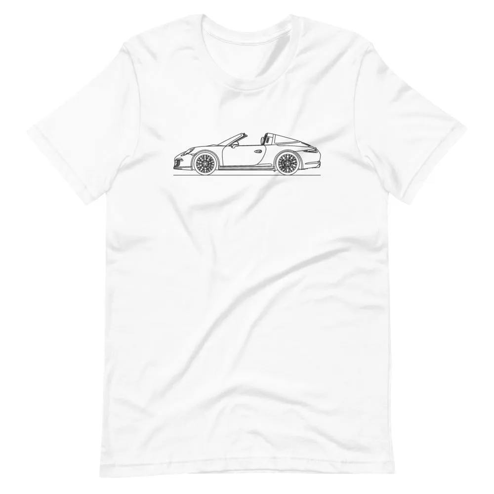 Porsche 911 991.1 GTS Targa silhouette T-shirt