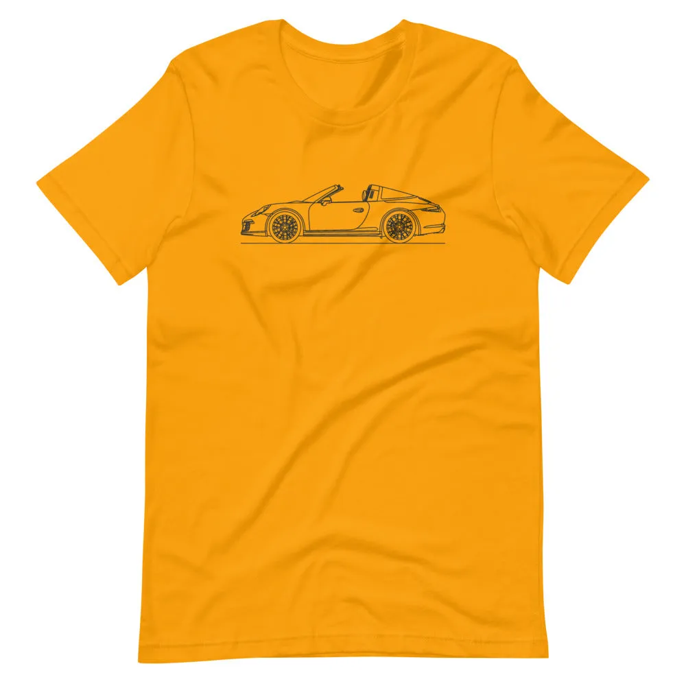 Porsche 911 991.1 GTS Targa silhouette T-shirt
