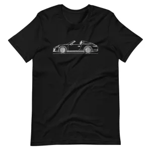 Porsche 911 991.1 GTS Targa silhouette T-shirt