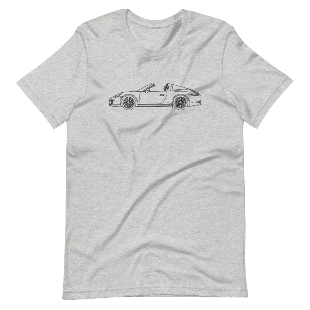 Porsche 911 991.1 GTS Targa silhouette T-shirt
