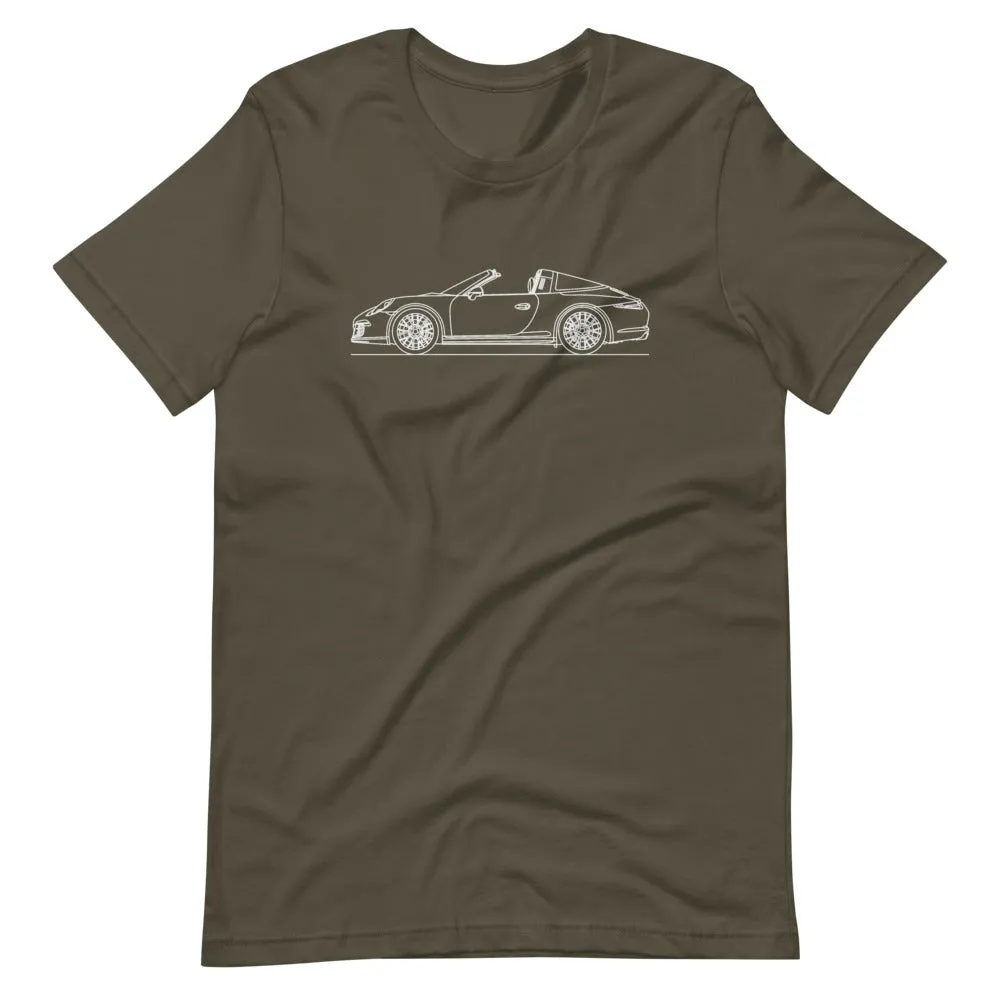 Porsche 911 991.1 GTS Targa silhouette T-shirt