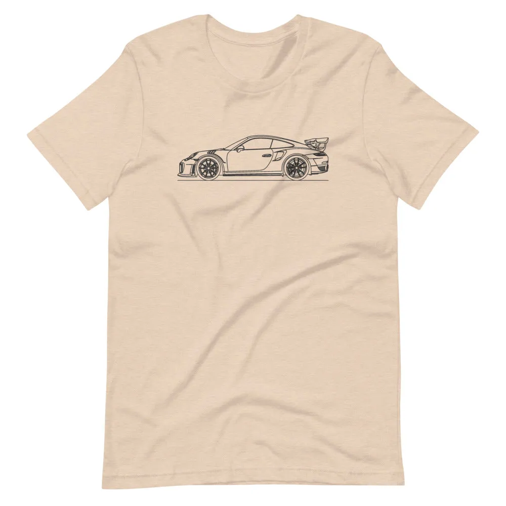 Porsche 911 991.2 GT2 RS silhouette T-shirt