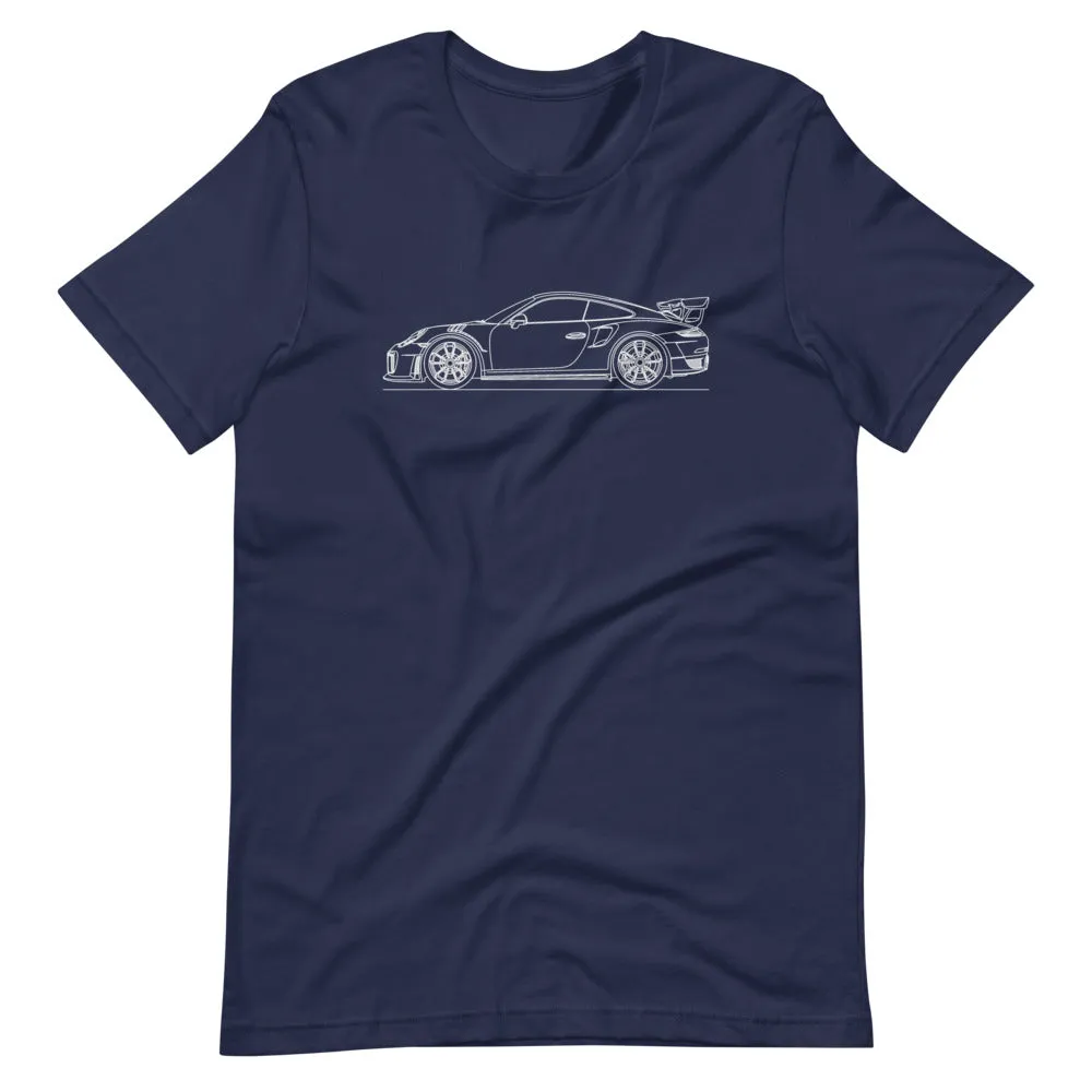 Porsche 911 991.2 GT2 RS silhouette T-shirt