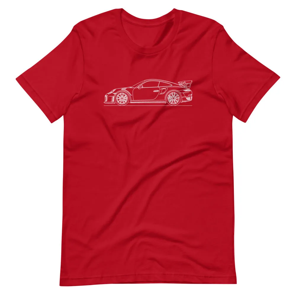 Porsche 911 991.2 GT2 RS silhouette T-shirt