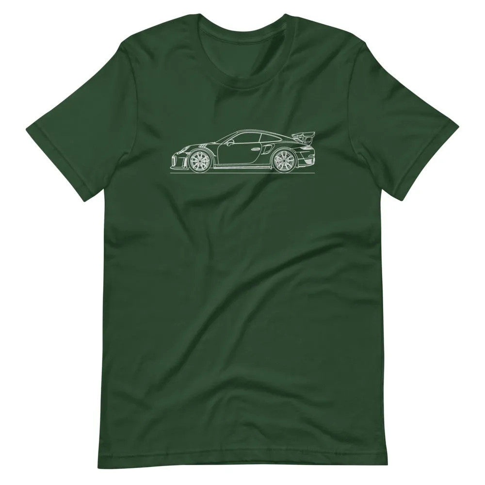 Porsche 911 991.2 GT2 RS silhouette T-shirt