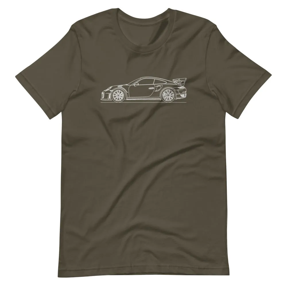 Porsche 911 991.2 GT2 RS silhouette T-shirt