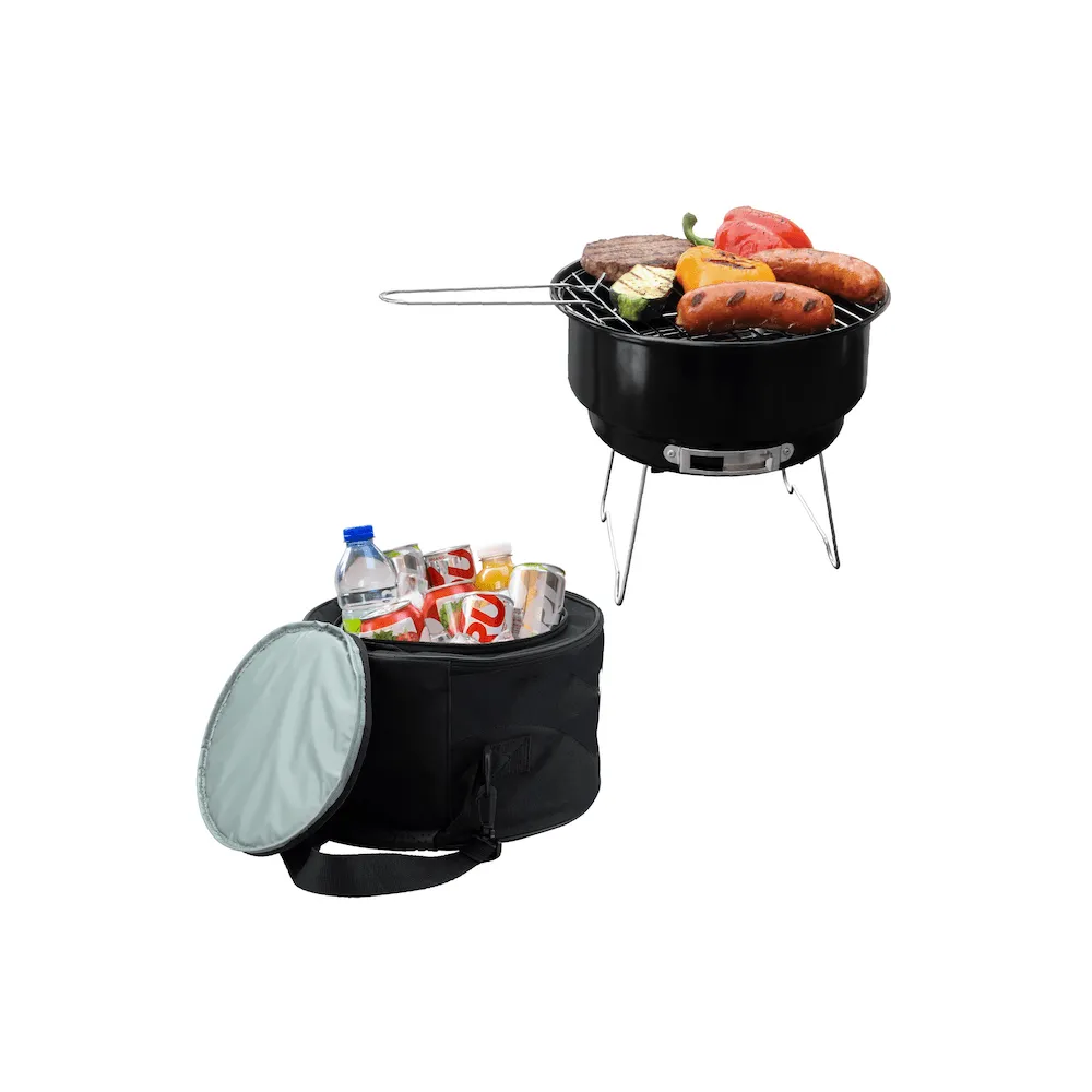 Portable BBQ Grill With Cooler Bag