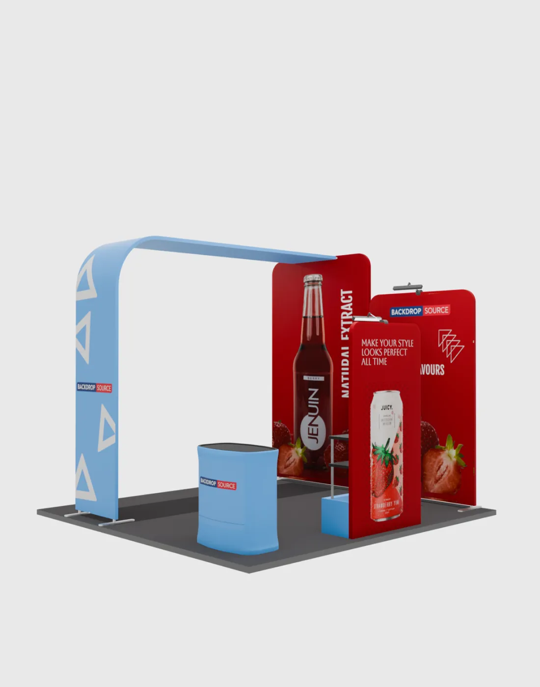 Portable Exhibit Display 3m - Model 15