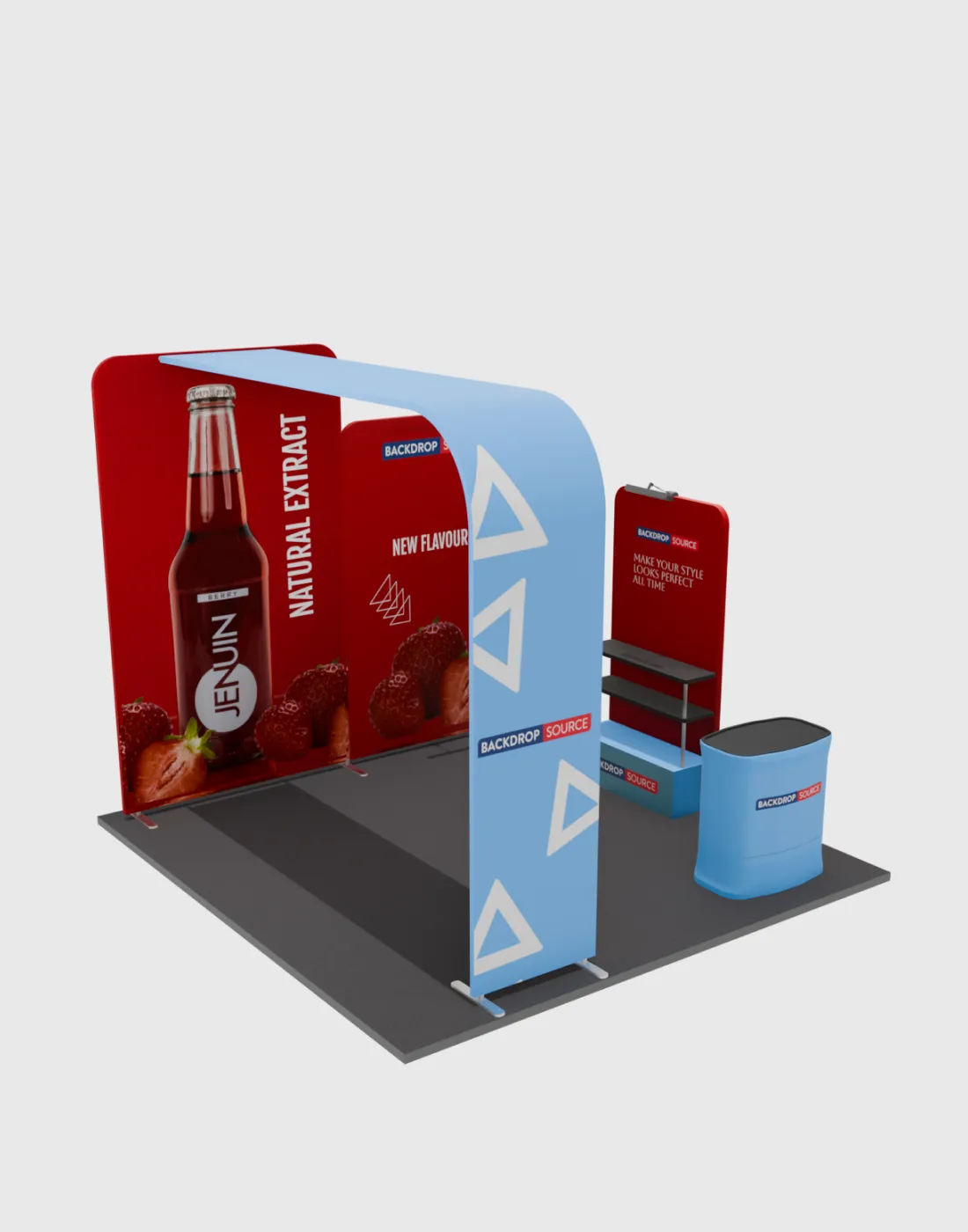 Portable Exhibit Display 3m - Model 15