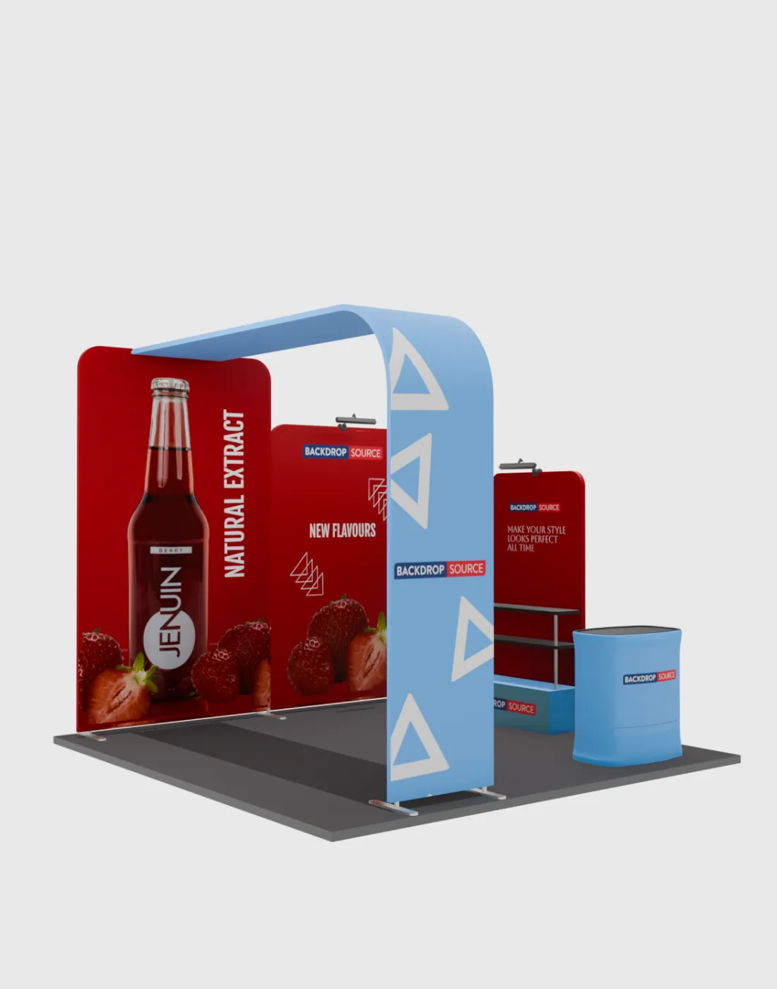 Portable Exhibit Display 3m - Model 15
