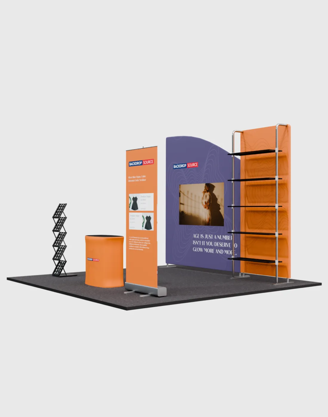 Portable Exhibit Display 3m - Model 17